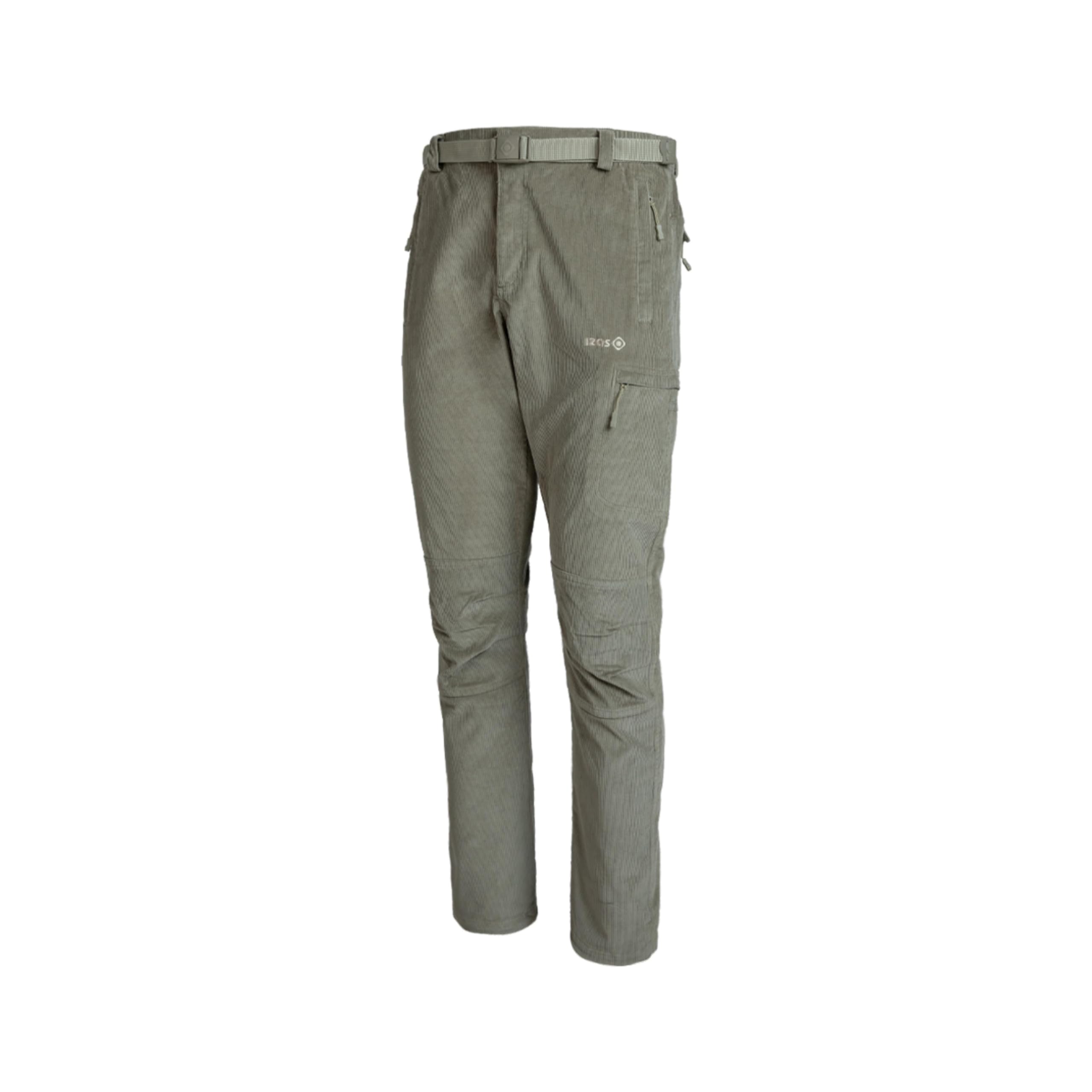 Izas Gstaad Pantalón de Pana Stretch para Hombre. Transpirable, Repelente al Agua y de Secado Rápido. Cintura Elástica y Bolsillos con Cremallera. Ajuste Regular