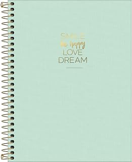 Caderno De 10 Matérias Capa Dura 2020 Happy Pp. Colegial Verde 160 Folhas - Pacote Com 4, Tilibra, 30.702500000000001, Multicor