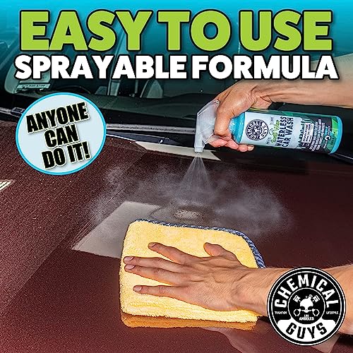 Image of Chemical Guys, Swift Wipe Waterless Car Wash Spray with Towels, 16 oz | Spray-and-wipe waterless car wash with Monster Extreme microfiber towels; no-hose cleaning for cars, trucks and RVs.