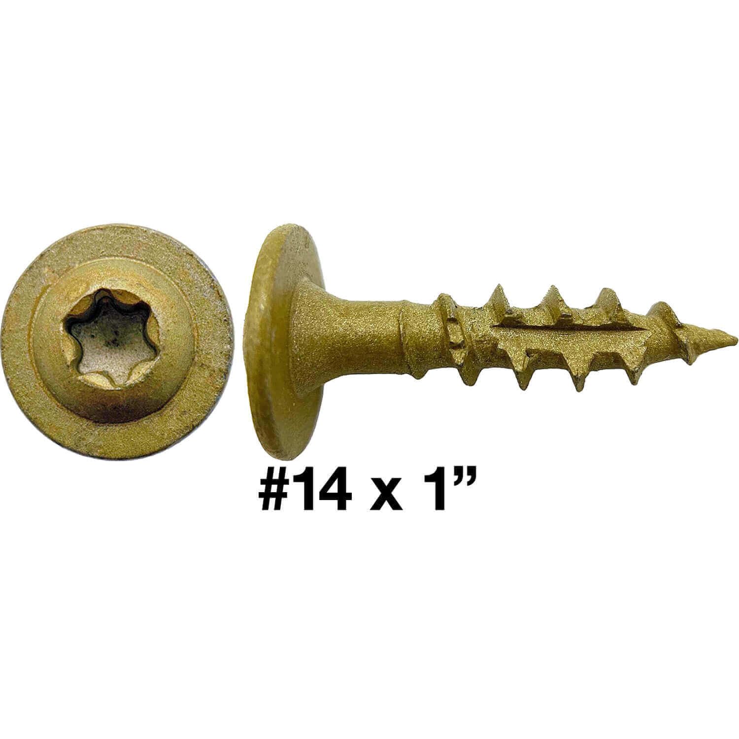 Jake Sales Lag Screws #14 x 1 - 100 Count -2