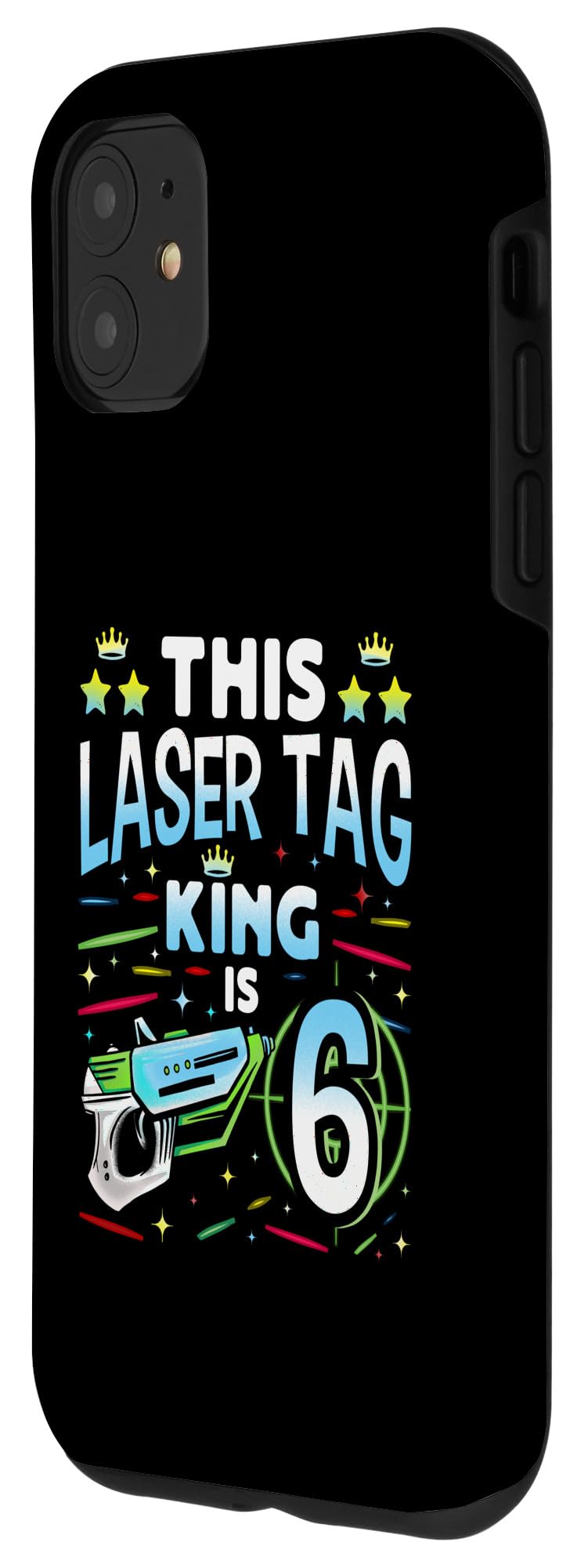 iPhone 11 Laser Tag King Is 6 Funny Boy Lazer Tag Indoor Lasertag Case - Image 2