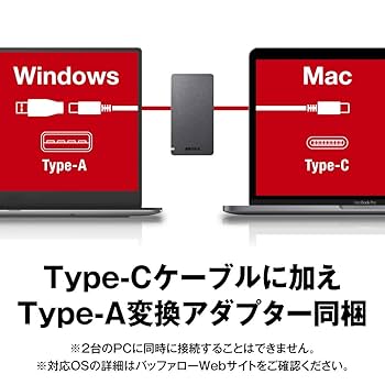 使用品 BUFFALO 480GB 外付けSSD 2個セット SSD-PGM480U3-W : 外付けSSD | バッファロー