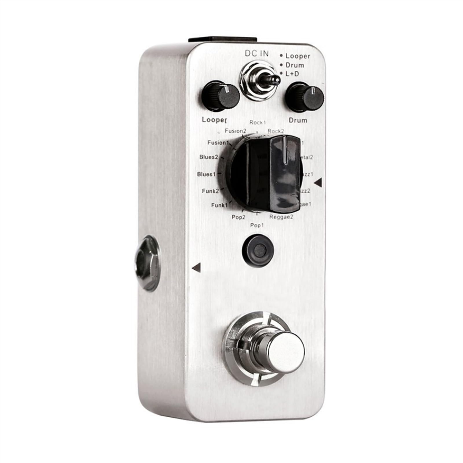 Pedale per Chitarra di modulazione Pedale per Chitarra Pedale Looper Drum Machine 3 modalità Max 20 Min Tempo di Registrazione Processore di Effetti per Chitarra