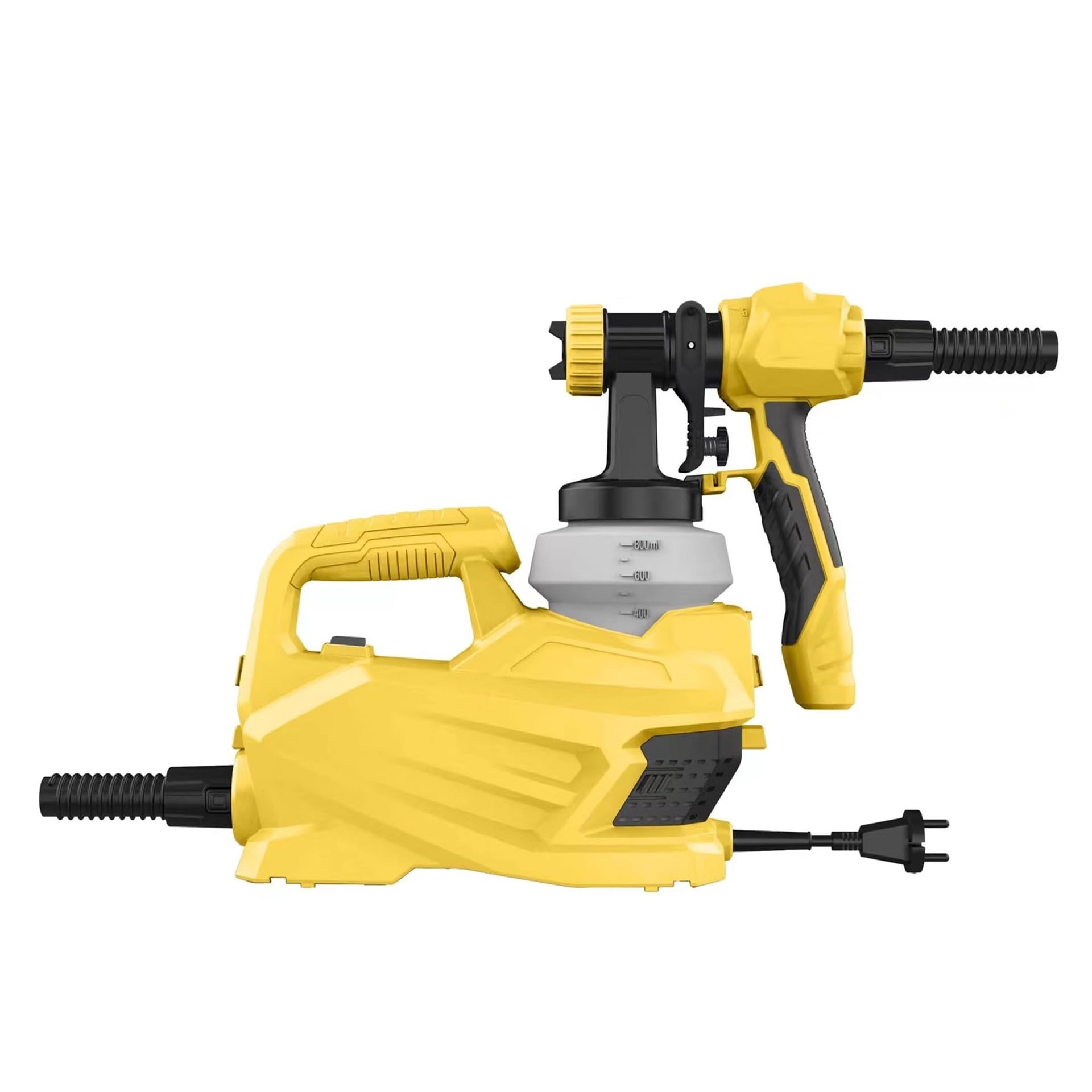 Spruzzatore di Vernice, Pistola a spruzzo elettrica da 800 W, pistola a portatile ad alta potenza for vernice e disinfettante, staccabile
