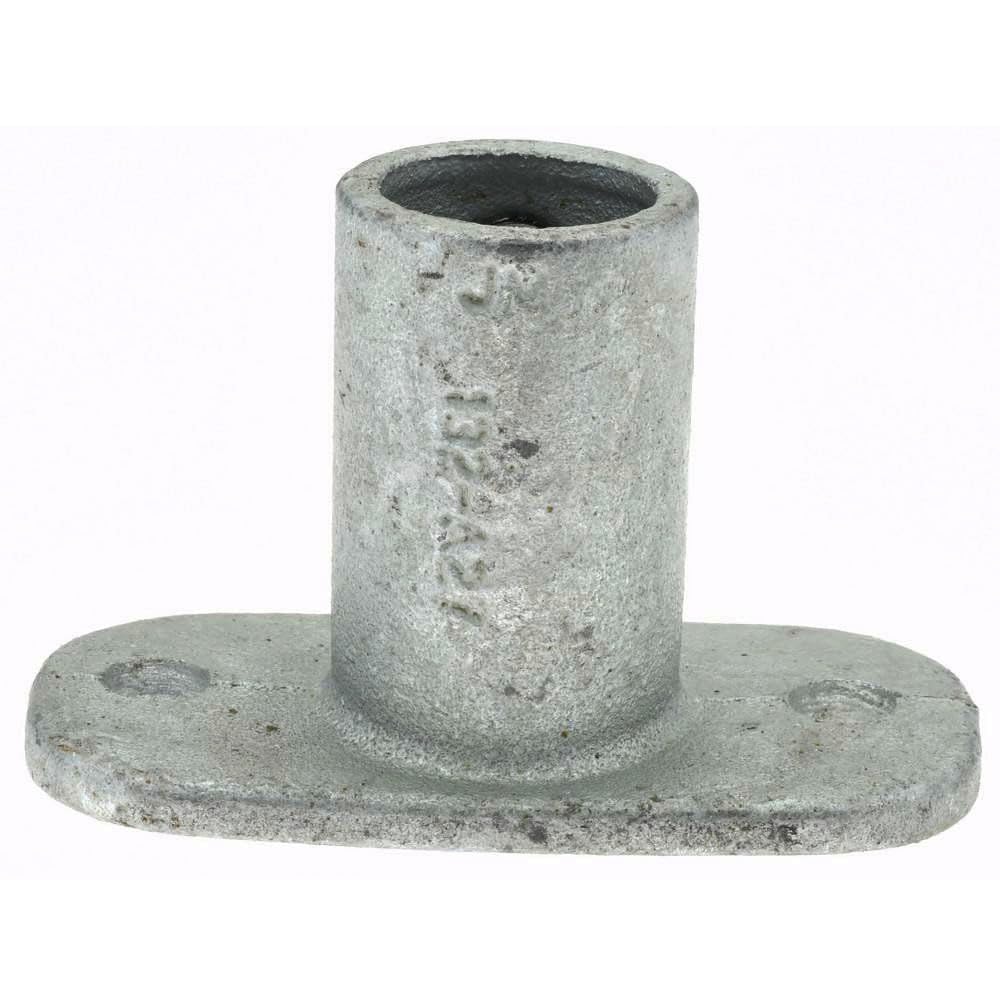 Connettore In Ferro Zincato Pesante Per Tubi Rotondi, 28mm DI, Adatto 25-27mm, 1 Pezzo