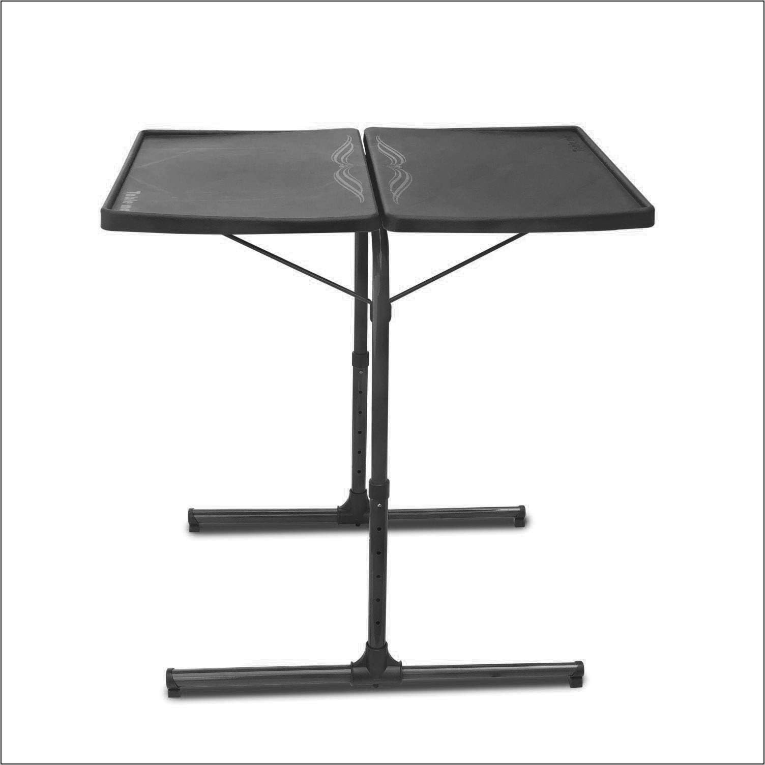 Gadget-Wagon Dual Side Multi Purpose Foldable Table (50 * 37 cms Dual Side, Black)
