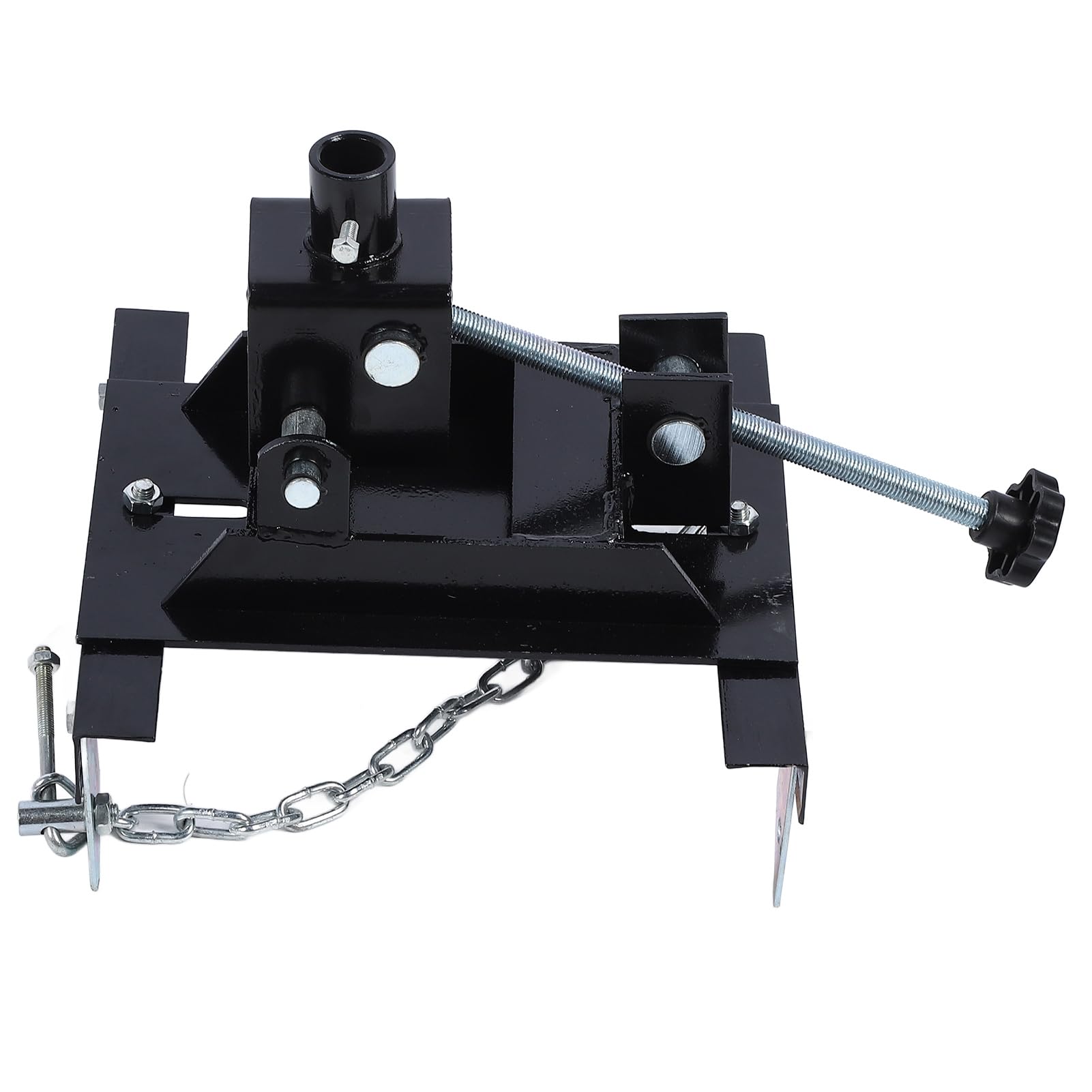 Adapter do Podnośnika o Udźwigu 0,5 Tony, Wytrzymały żelazny Adapter do Podnośnika Podłogowego z możliwością Przechylania 30 Stopni, Przekształca Hydrauliczny Podnośnik Podłogowy, Udźwig 500