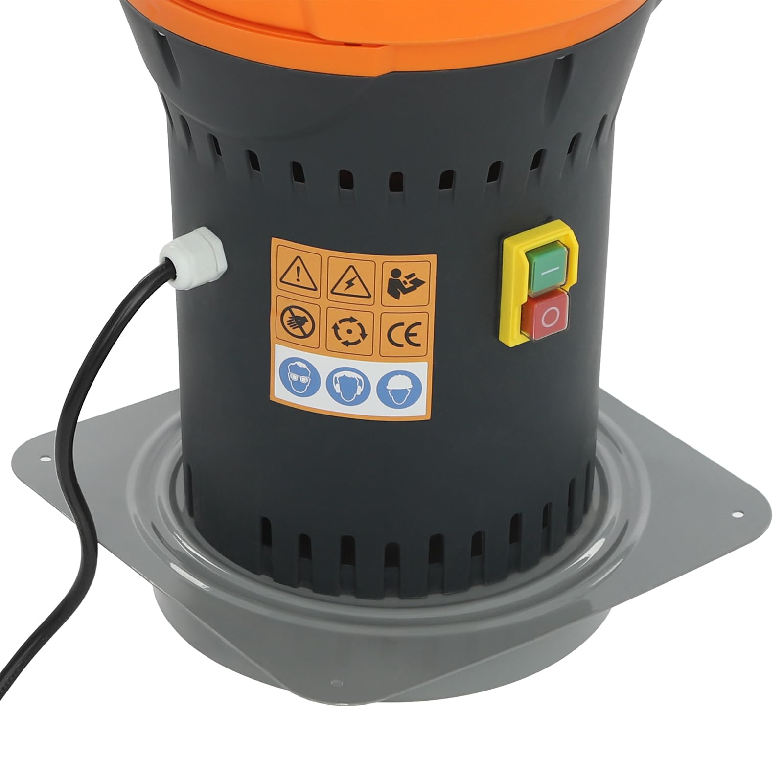 Molinillo eléctrico de cereales de 1300 W, con tres tamaños de tamiz diferentes, molino de cereales para hierbas, especias, nueces, cereales, sin tambor de almacenamiento