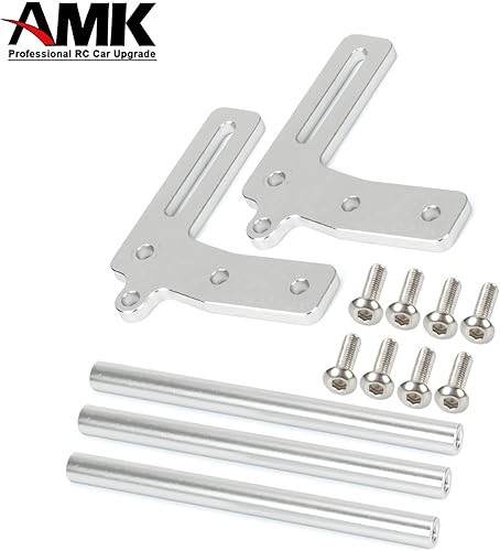 Miniatura 6 de Parachoques delantero RC, parachoques de aleación de aluminio, parachoques delantero de metal para automóvil RC 110 RC chasis Gspeed LCG TRX4 SCX10