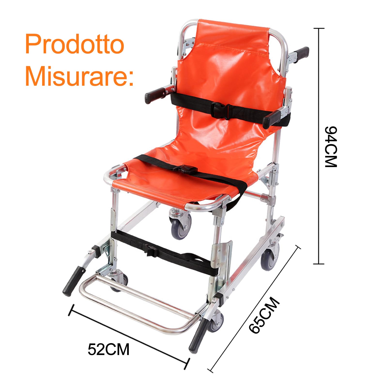 General Medical Center Barella Sedia Portantina Professionale Con Ruote Fuoco Evacuazione Ascensore Medico Sedia Portantina Professionale Con Ruote