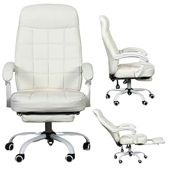 ☆H aaa* ✱ページ☆ ホワイト リクライニングチェア 楽天市場】[400円クーポン配布中]【1年保証&当店限定特典付