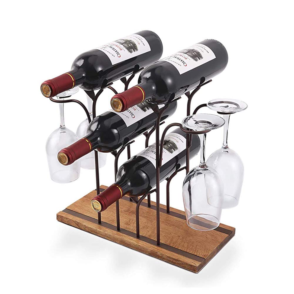 Casier à vin compact pour éviter le désordre sur le plan de travail
