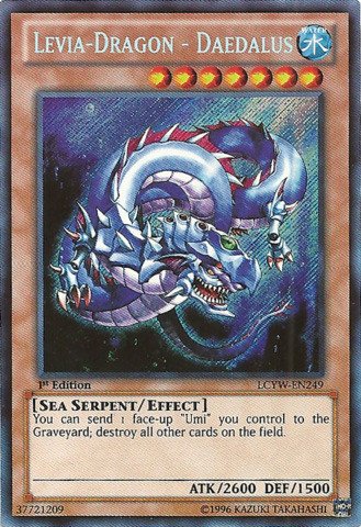 Amazon.com: YU-GI-OH! - Levia-Dragon - Daedalus (LCYW-EN249