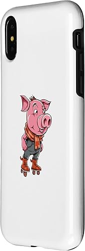 Miniatura 8 de iPhone 12 mini Cool Pig Roller Skating Cute Animal Case