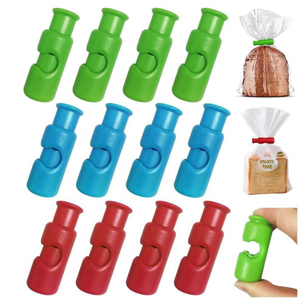 HINNVCL Bag Clips, 2024 New Chip Clips, Bag Clips for Food Storage, Snack Bread Sealing Clip, Squeeze Clips for Chips, Food Clips for Bags Plastic,