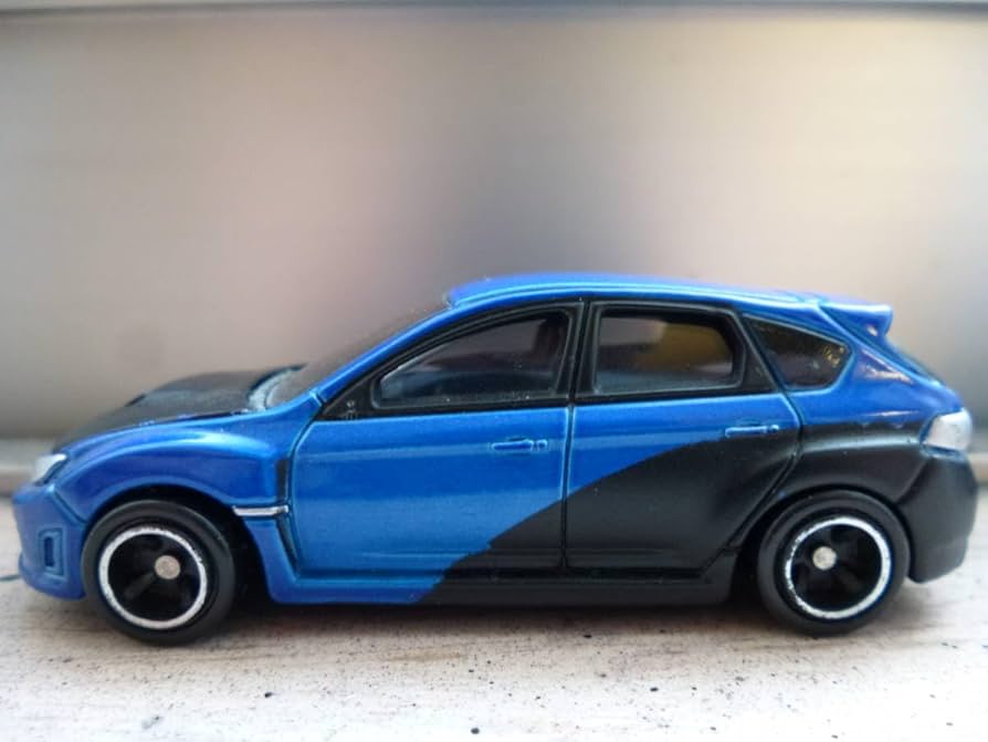 ホットウィールカスタム スバル インプレッサ WRX 深リム☆トミカ改造 トミカ 改造 スバルインプレッサWRX STIのローダウン&タイヤ交換