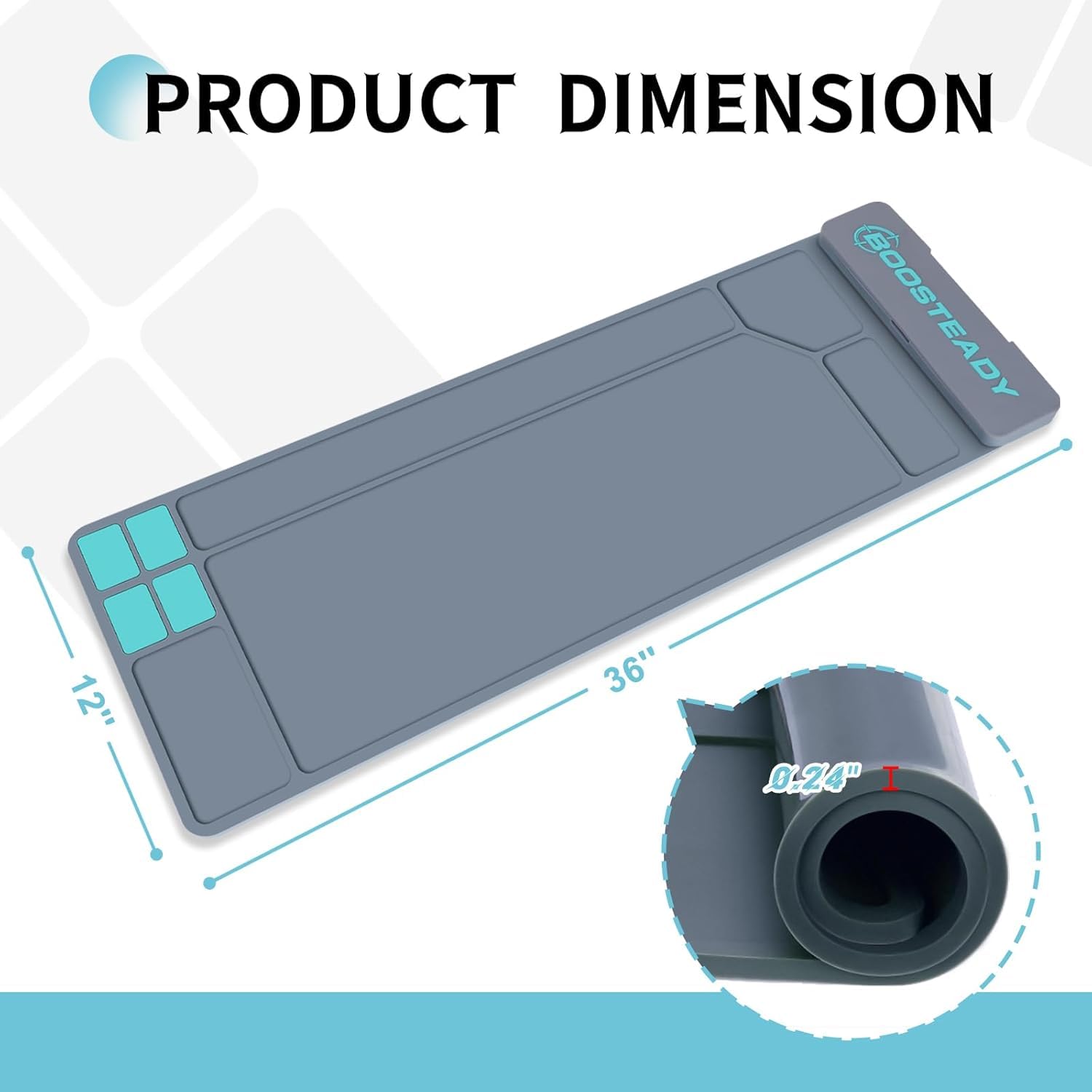 BOOSTEADY Gun Cleaning Mat, Gun Mat - Yaxa
