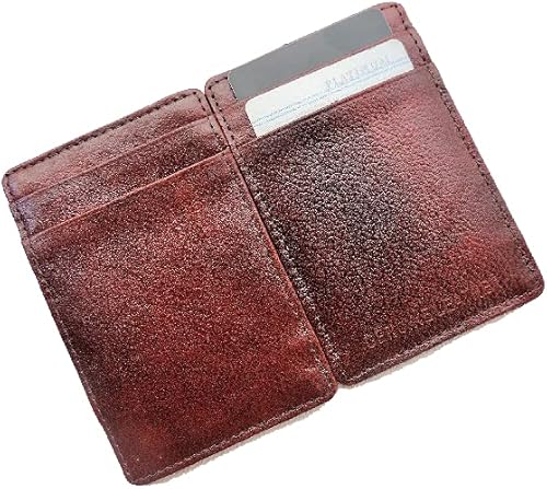 Cartera mágica de cuero genuino