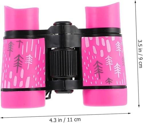Miniatura 2 de UKCOCO Juego de 2 prismáticos para niños, binoculares para niños, telescopio para niños, binoculares, juguetes para niños, binoculares para niños,