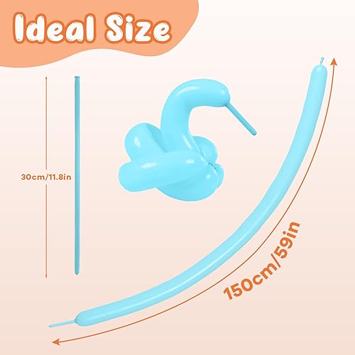 Miniatura 2 de 100 globos largos pastel de 260 globos para guirnalda de globos, engrosamiento de látex delgado, diseño de animales, decoración de Navidad,