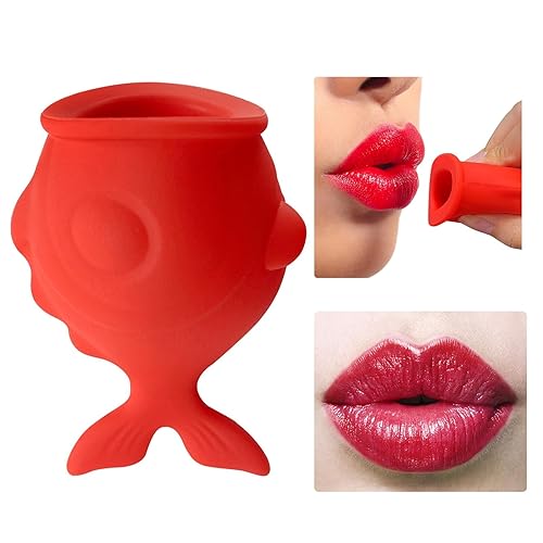 Herramienta para rellenar los labios, herramienta de silicona para labios en forma de pez, dispositivo de relleno para labios, herramienta de boca