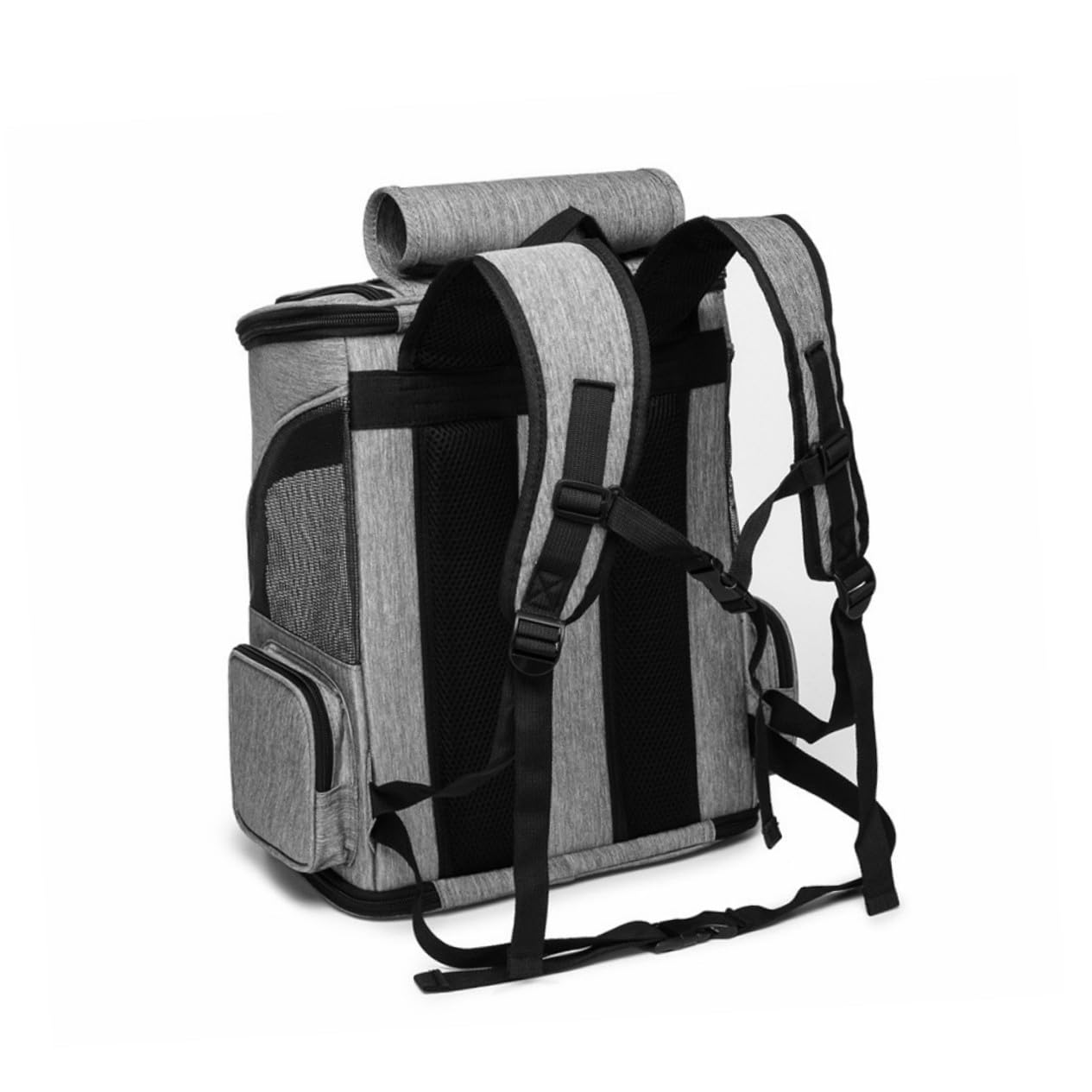 TOYANDONA 1pezzi Zaino Per Animali Domestici Grigio Traspirante Di Ventilazione Design Pieghevole Portatile Per Cani Gatti Gattino Cucciolo