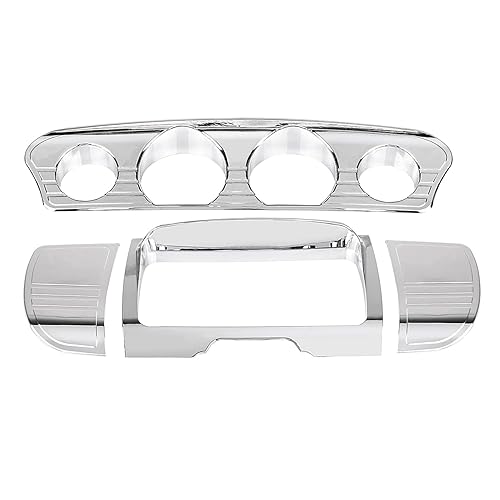 Kit de cubierta de panel de ajuste estéreo cromado para Harley CVO Ultra Limited Electra Glide Street Glide Tri Glide 2014-2023