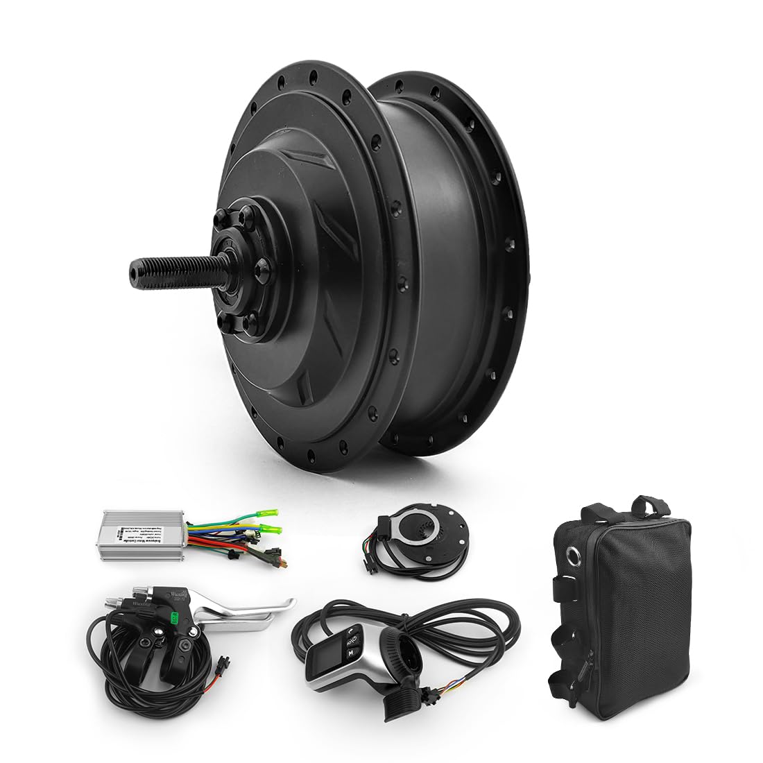 L-faster 36 V 350 W 48 V 500 W Haute Vitesse Roue Avant de vélo sans balais avec Pouce LCD