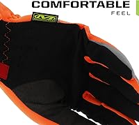 Vista 4 de Guantes FasFit de seguridad fluorescentes y reflectantes Mechanix Wear (anaranjado)