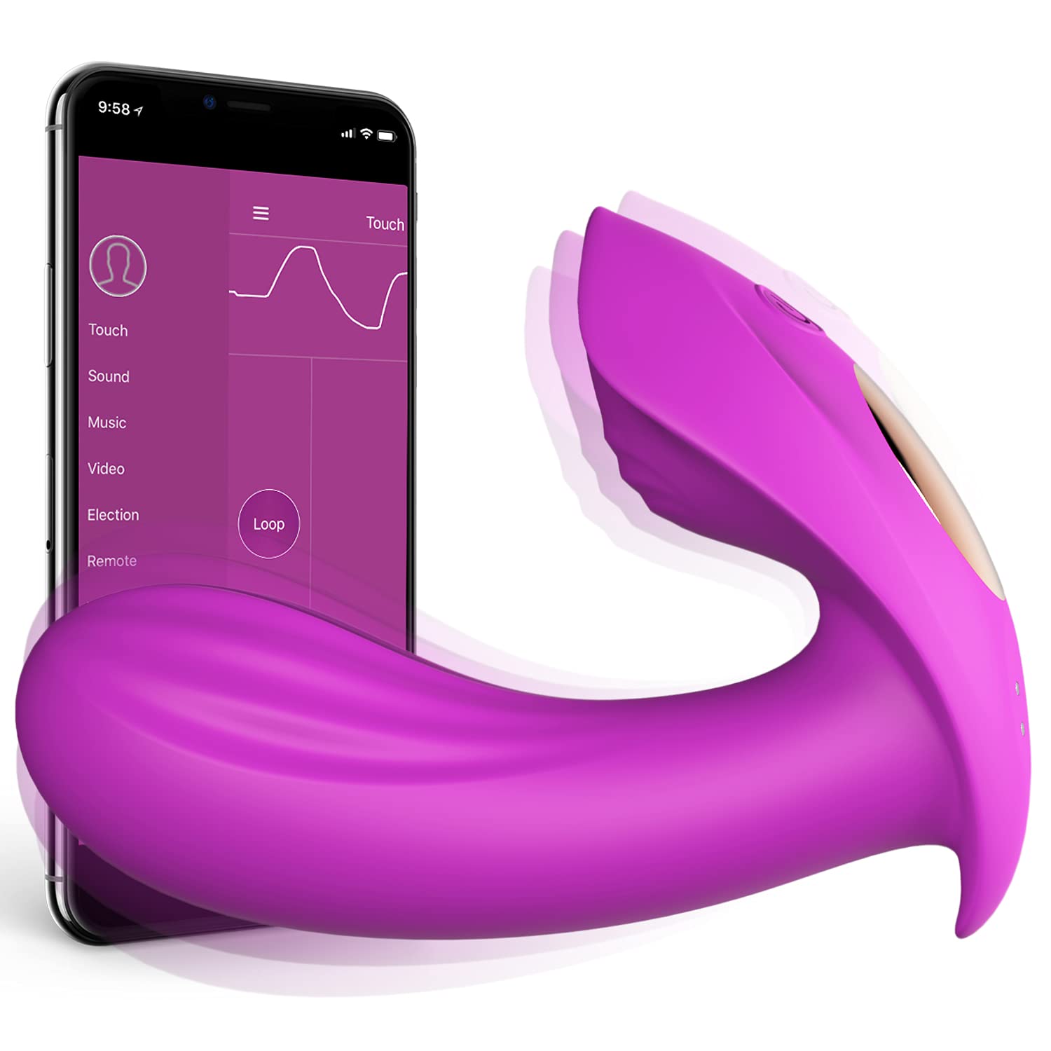 dildo mit app Wearable Vibratoren Mit APP Vibratoren für Ihre Klitoris und Ihren G-Punkt  mit Stimulation der Bluetooth Smart-Stoßfunktion mit App für Smartphones mit  iOS und Android : Amazon.de: Drogerie & Körperpflege
