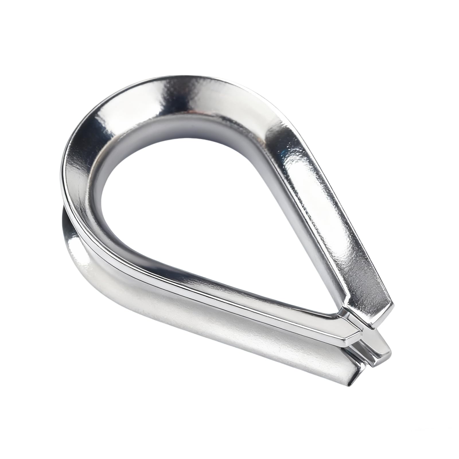 30PCS Coudre de Câble en Acier Inoxydable Dé à Coudre Câble Acier, Gréement Marin Résistant à La Corrosion, Boucle Sécurisée pour Applications de Voile et Marin (M10)