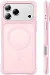 ORNARTO Magnetic for iPhone 17 Pro Case, 7X Military-Grade Drop Protection, Slim Shockproof Translucent Matte Phone Case for iPhone 17 Pro 6.3”, Baby Blue