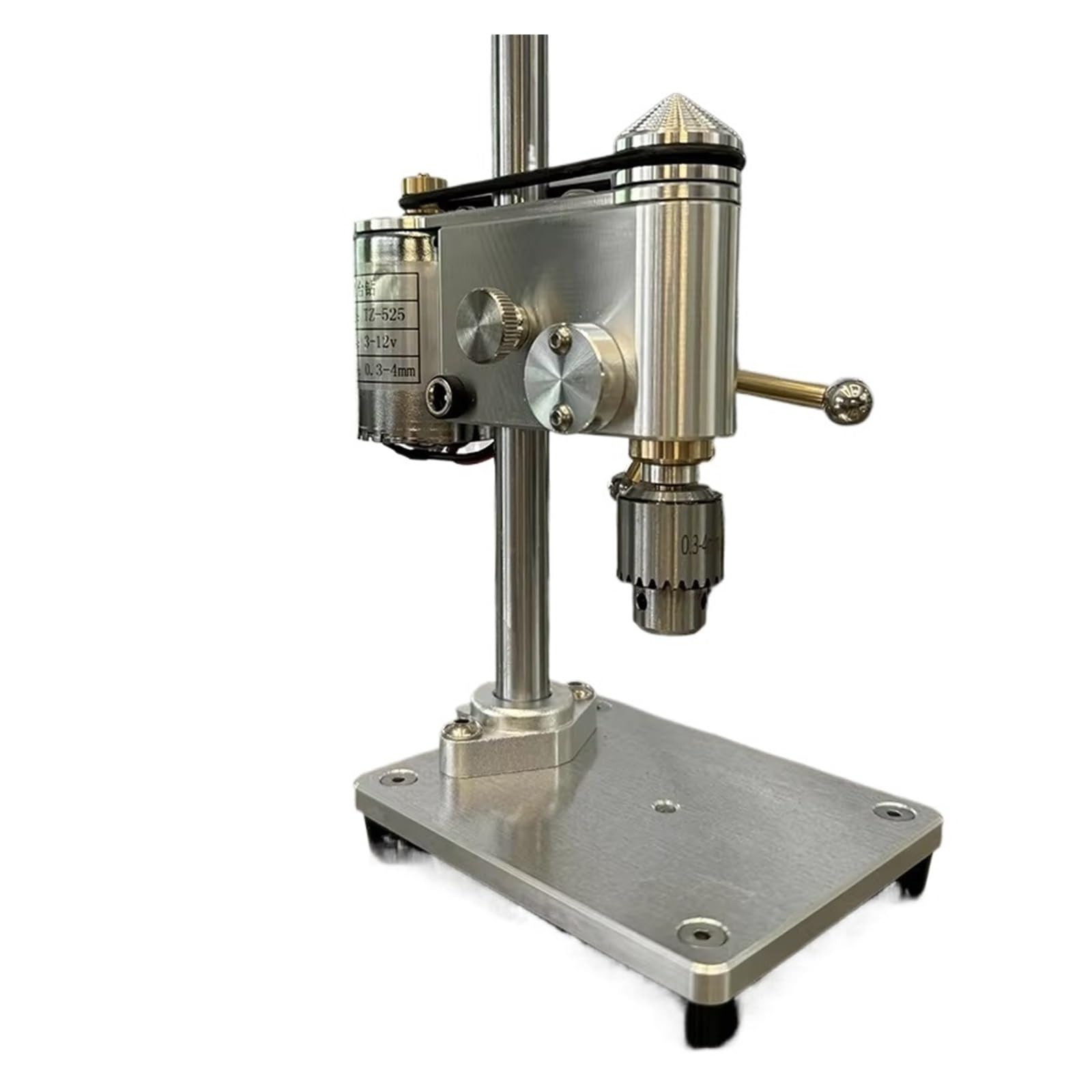 trapano da banco 0,3-4 mm Mini Strumento di precisione for la riparazione orologi Trapano Per uso fai da te(0.3-4mm no calliper)