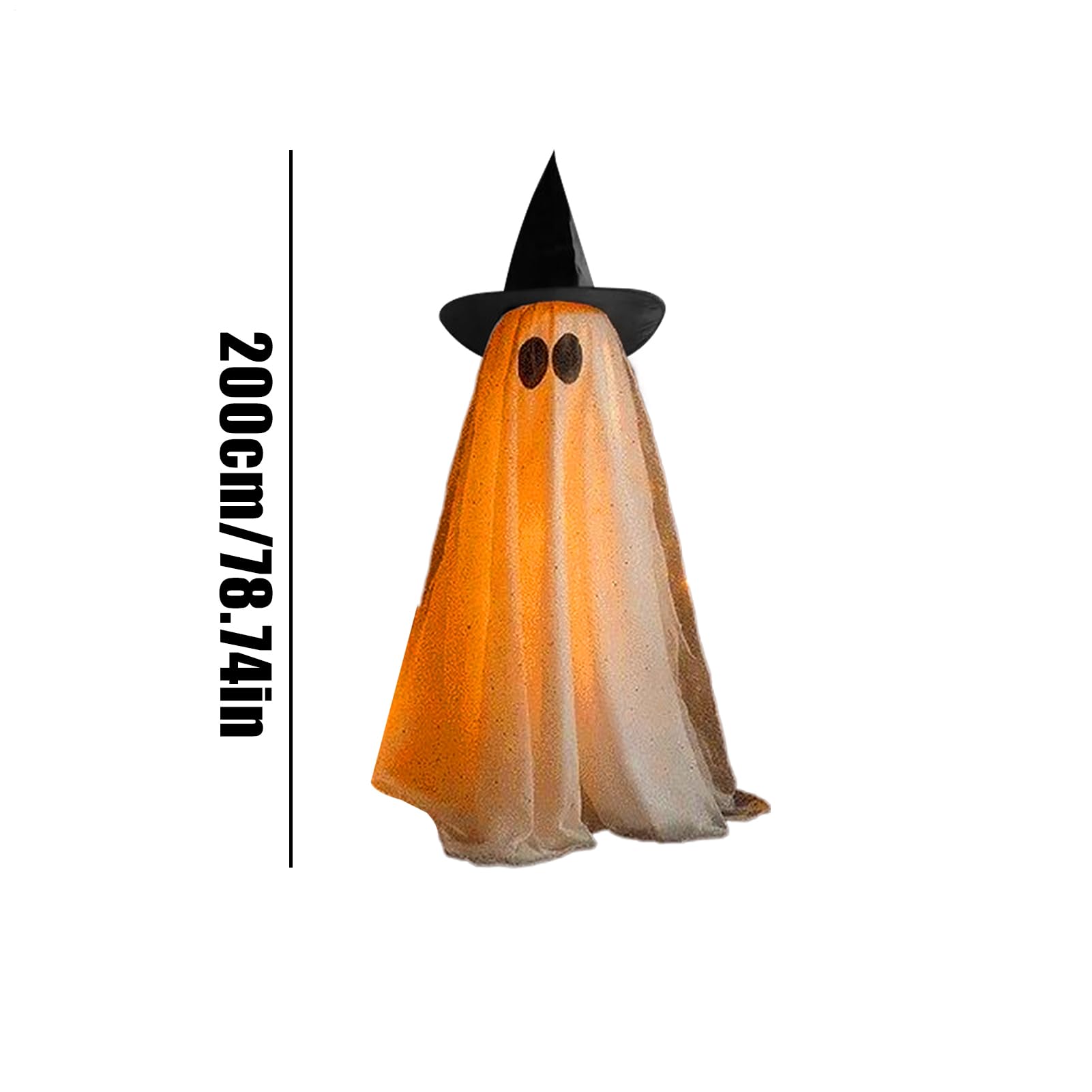 Halloween Duchy Dekoracje Jasne Halloweenowe Duchy Dekoracje Zewnętrzne | Świąteczne Figurki i Akcesoria Imprezowe dla Domu, Ogrodu, Podwórka, Trawnika, Tarasu, Werandy i Na