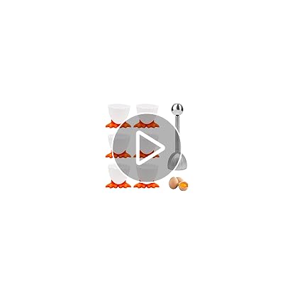 HVIHWI 6 Stück Eierbecher und EIN Eieröffner, Eierbecher Set Cartoon Eierständer Lustig Kunststoff Lustiger Eiebecher Kinder Frühstücks Eierhalter Eierständer in Küche für Gekochte Eier – Bild 8