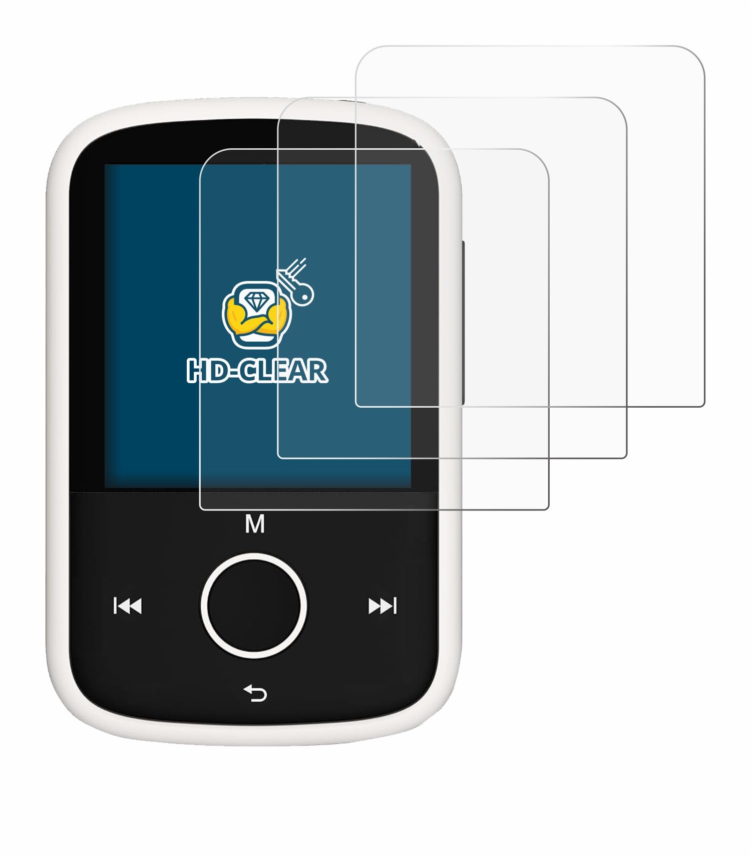 brotect 6-Pack Screen Protector for Majority MP3 16GB - HD-Clear Protection Film