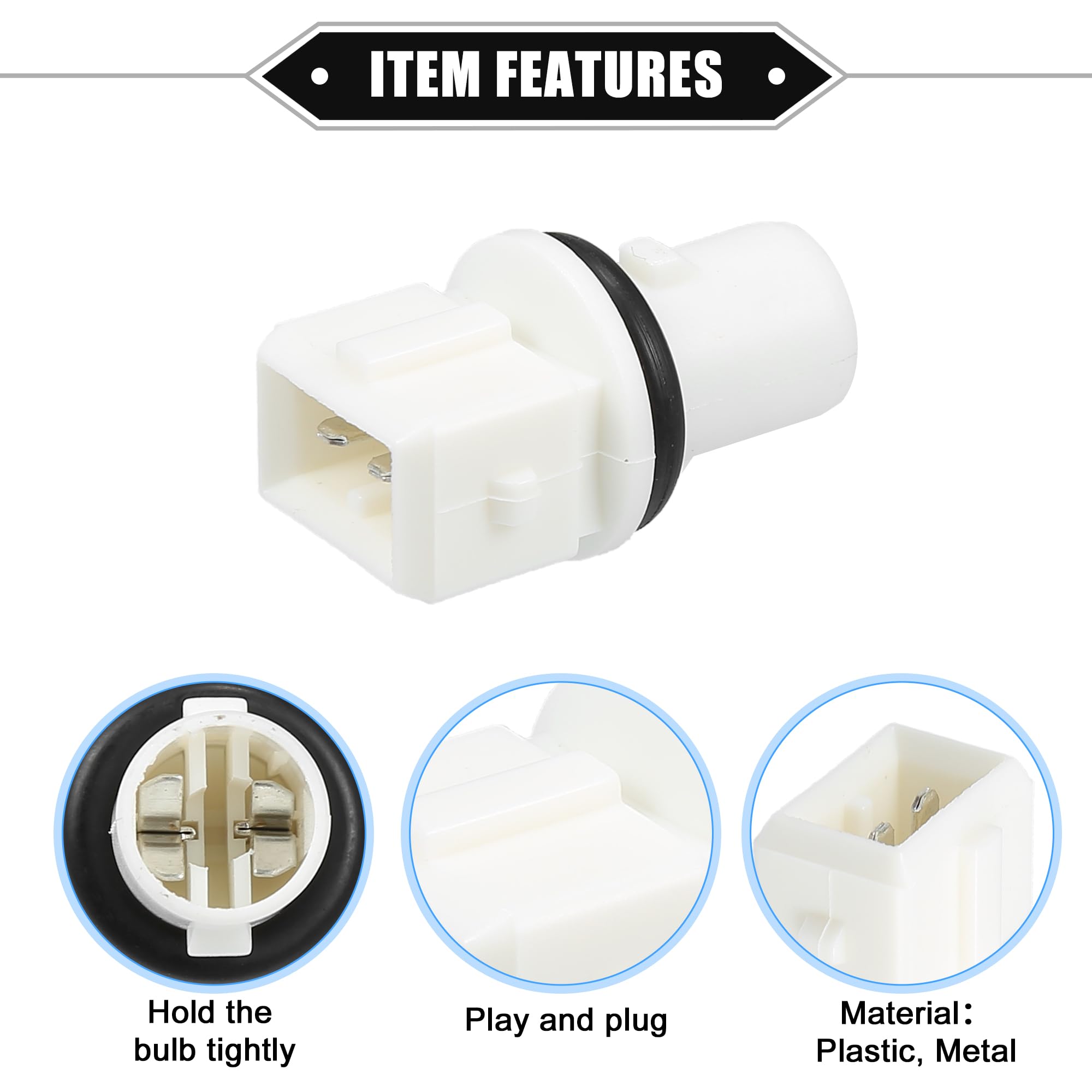 Amazon.com: VekAuto No.F8RZ13K371AA Marker Lamp Socket Compatible