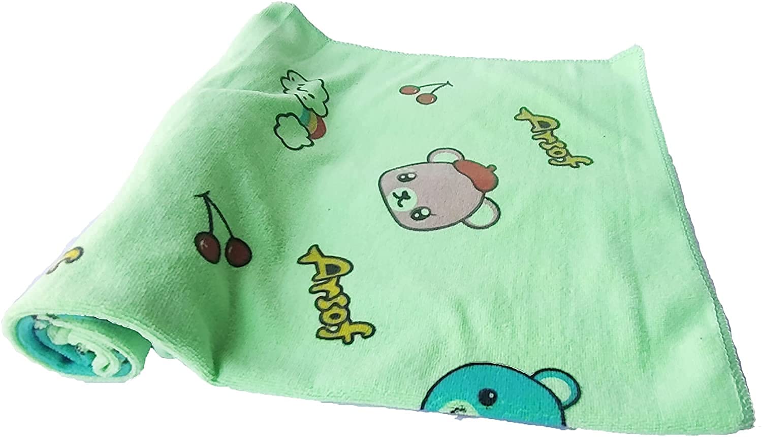 Yookidoo 100% Soft Cotton Baby Bath Towel for Infants/New Born/Babies (0-12 Months) (Colours & Prints Vary) (Pack of 1 Towel)