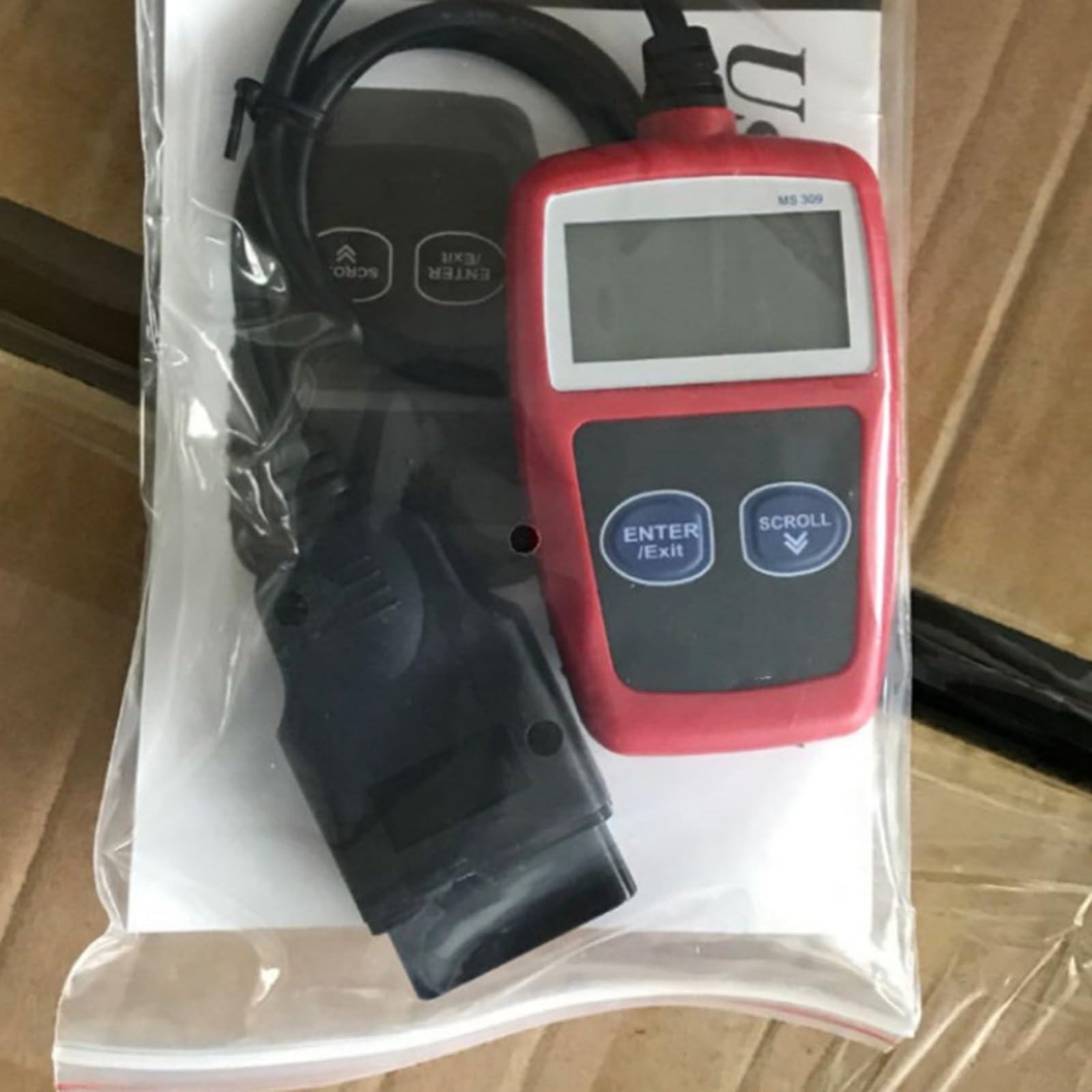 Strumento diagnostico automobilistico per scanner MS 309 OBD, legge e cancella DTC, codici in sospeso, dati di visualizzazione, stato di prontezza I/M