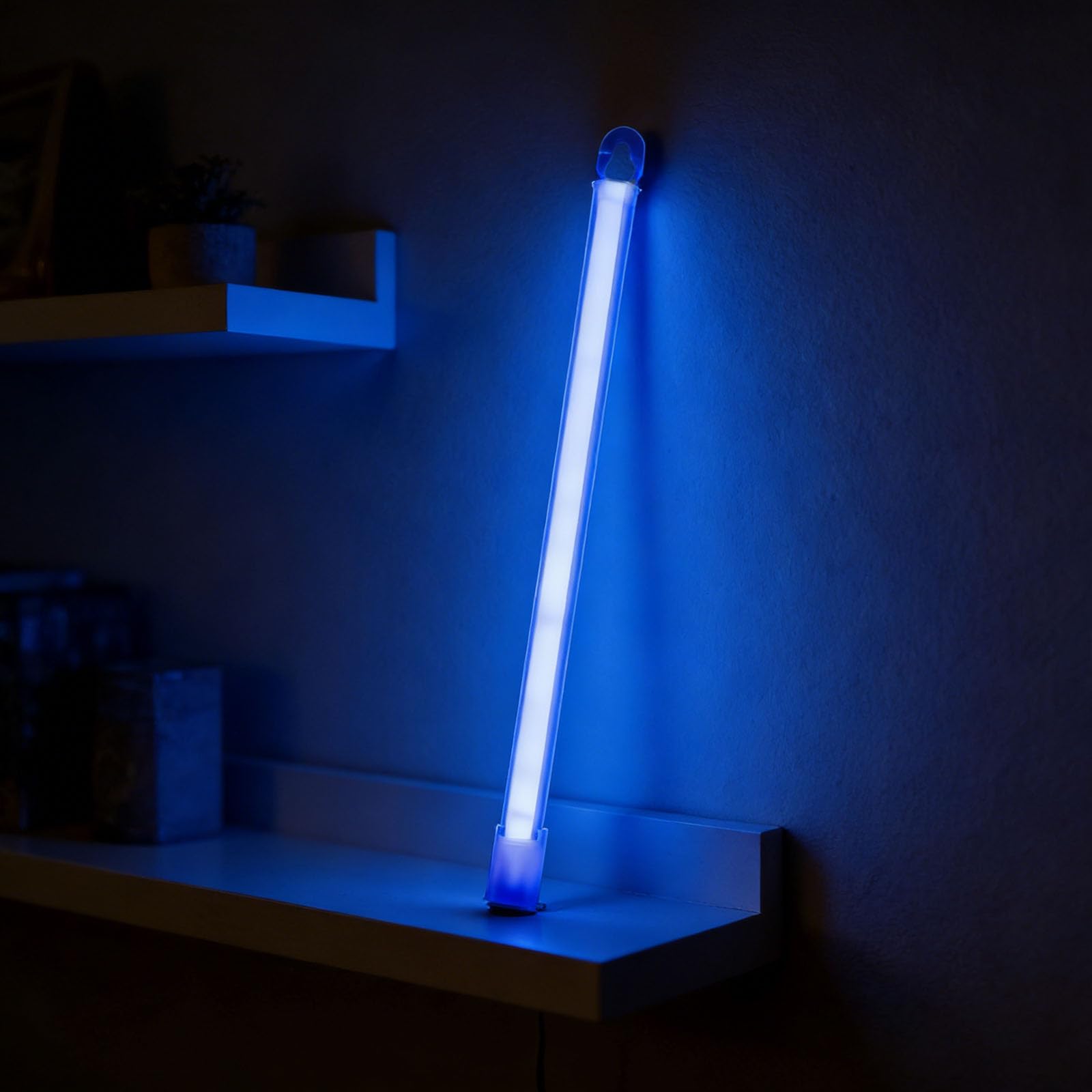 shulovehua LED Blue Neon Letter Signs Night Light Battery or USB Operated LED Marquee Letters Neon Art Decorative Lights Wall Decor for Children Baby Room Christmas Wedding Party Decoration(Number 1) — image 1