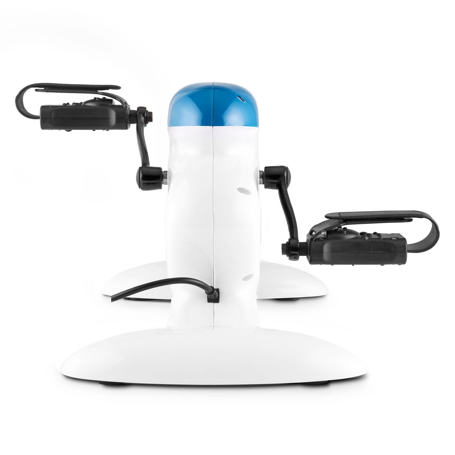 Klarfit Cycloony Beintrainer - Pedaltrainer für Muskelaufbau, 70 W Beintrainer für zuhause, 12 Geschwindigkeitsstufen, Trainingscomputer, Vor- / Rückwärtslauf