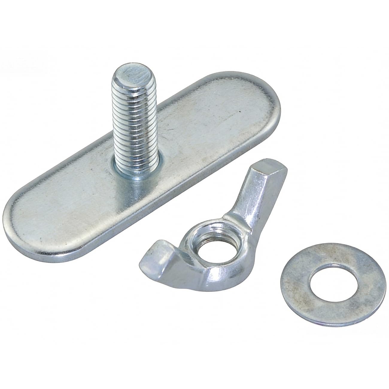 10PCS 1.57x0.47x0.59inch Air Conditioning Baffle Screws Metal Wing Nuts with Wing Bolts Mechanical Fasteners for Securing Blinds Furniture Bookshelves