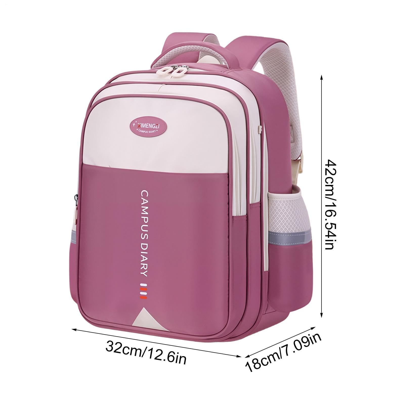 Zaino scolastico per bambini, leggero, impermeabile, di grande capacità | Borsa scolastica per bambini prescolare, zoo, parco, giardino, campeggio, picnic, passeggiate, ristorante, snack, giocattoli