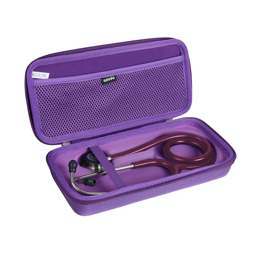 Adada Hard Travel Case for 3M Littmann Classic III Monitoring Stethoscope (Purple) (B0B74FQ6MP) Amazon Price History, Amazon Price Tracker