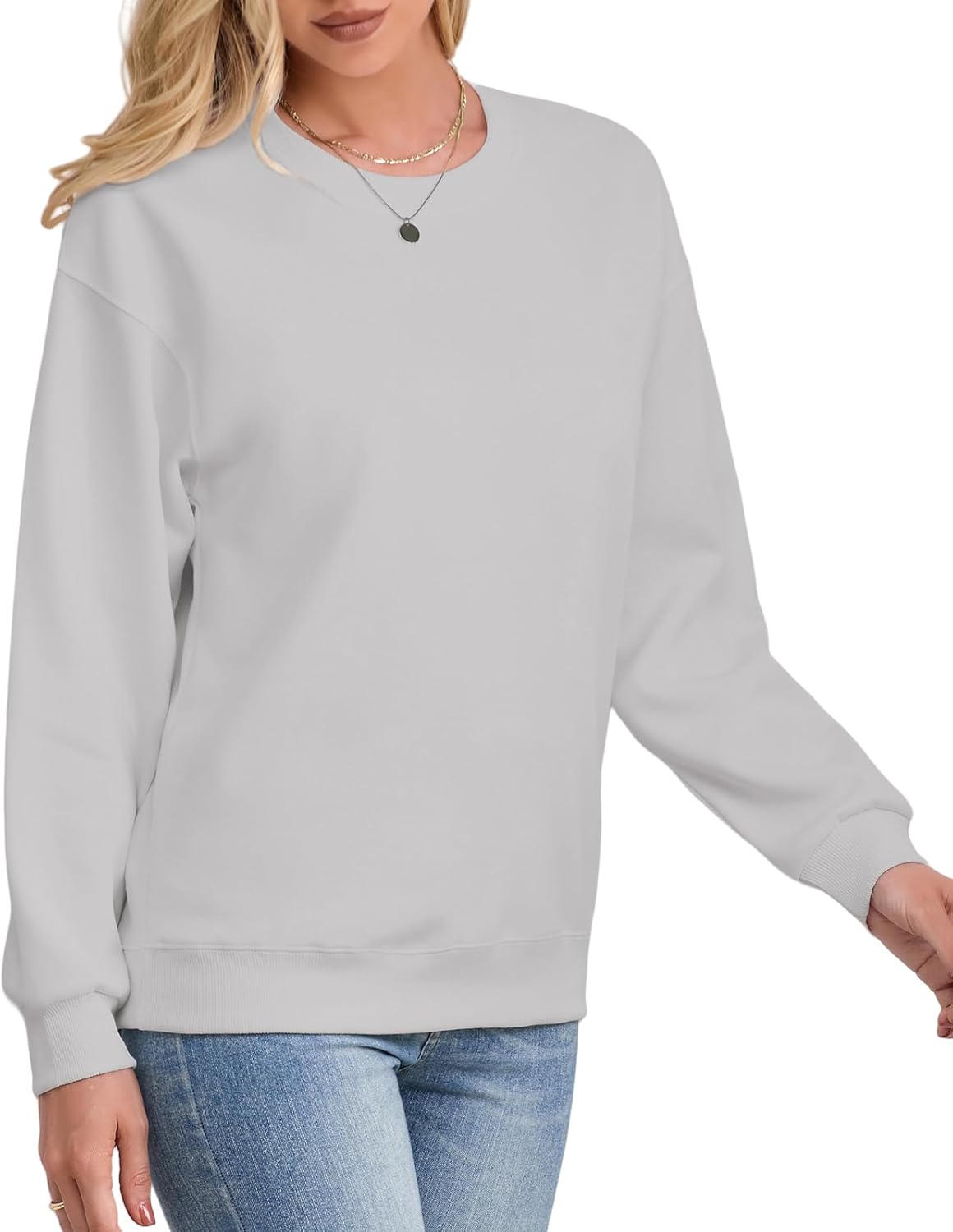 Women's Oversized Pullover Hoodie Long Sleeve Crewneck Athletic Sweatshirt Casual Loose Cotton Hoodies - Image 3