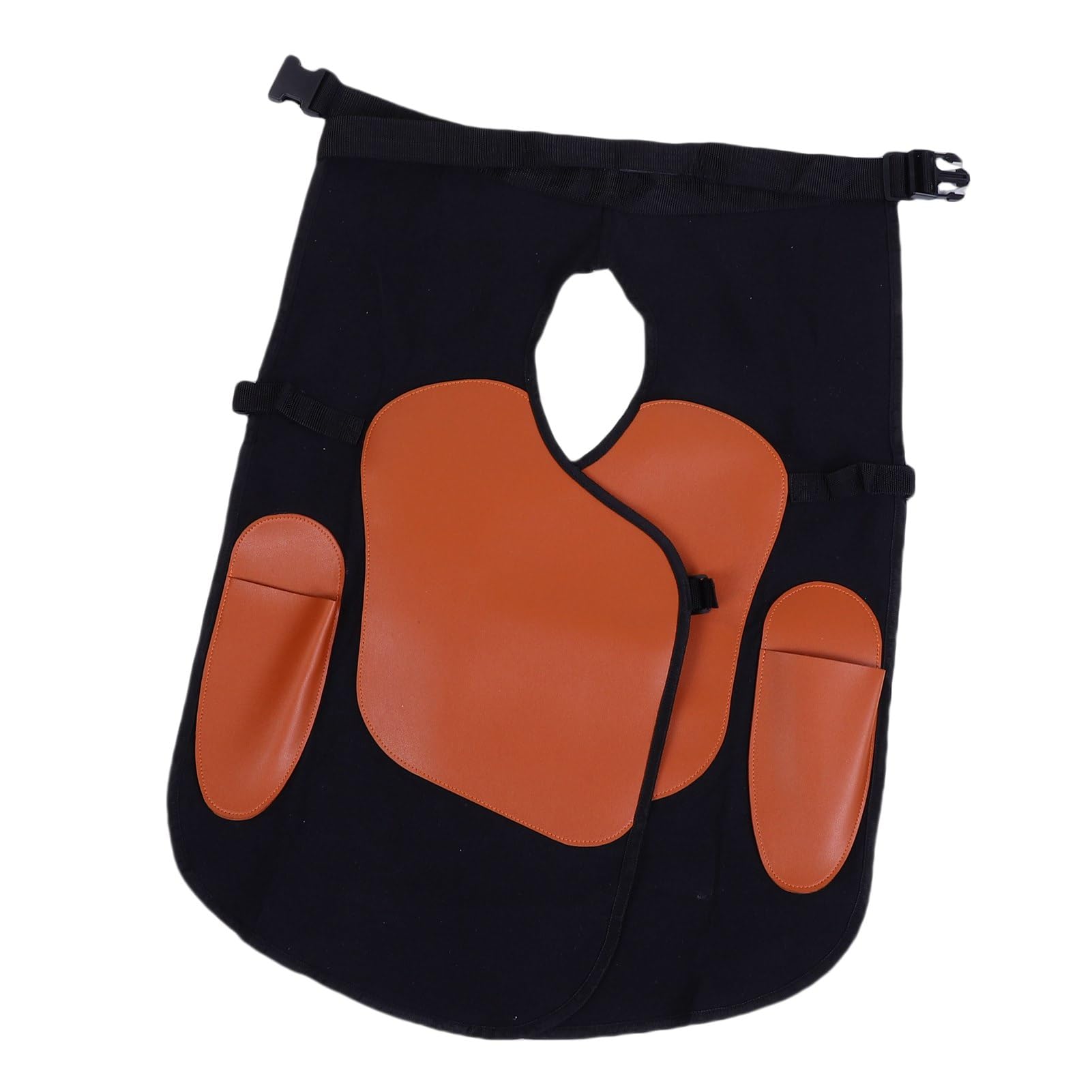 Naroote Tablier de Maréchal-ferrant Réglable avec Aimant Puissant, Rangement D'outils pour Ferrer Les Chevaux, Tablier de Maréchal-ferrant en Toile Noire pour Maréchaux-ferrants, 55,0 X 26,0 Pouces