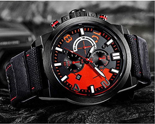 Correa de reloj nylon 24mm con hebilla de acero miniatura 3