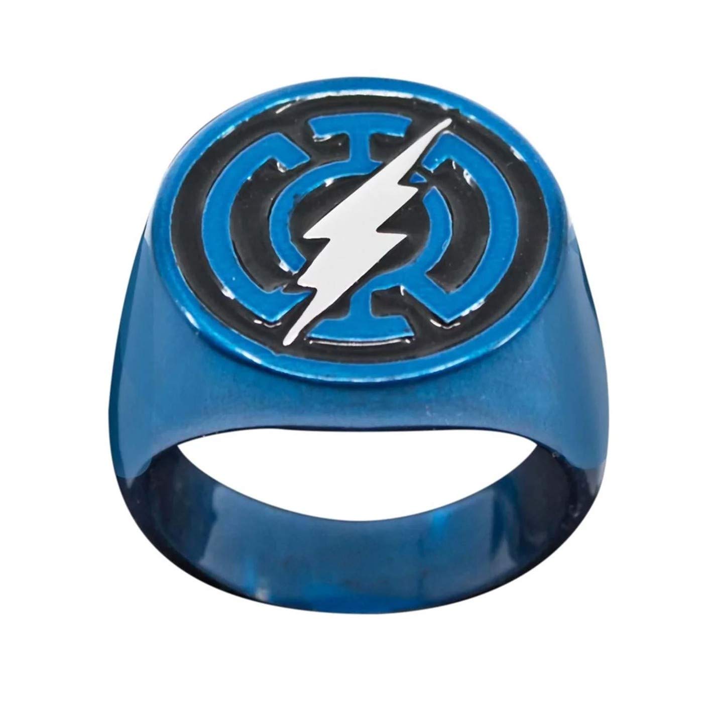 Flash Blue Lantern Power Ring - Size 11