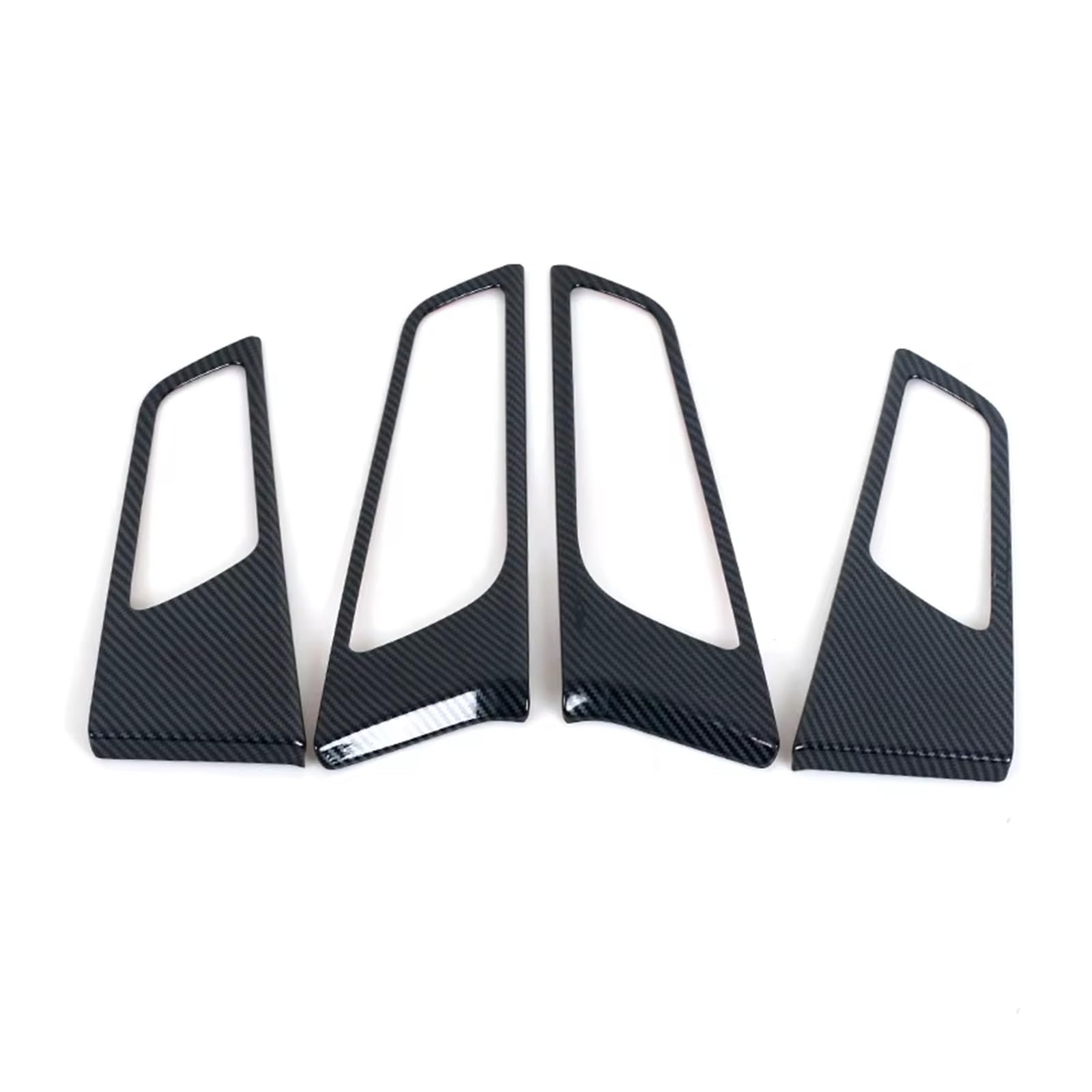 for Hyundai for Tucson 2015 2016 2017-2020 Window Lift Switch Button Panel Trim Carbon Fiber Interior Sticker Interior Trim Cover Panel(Door-4piece)