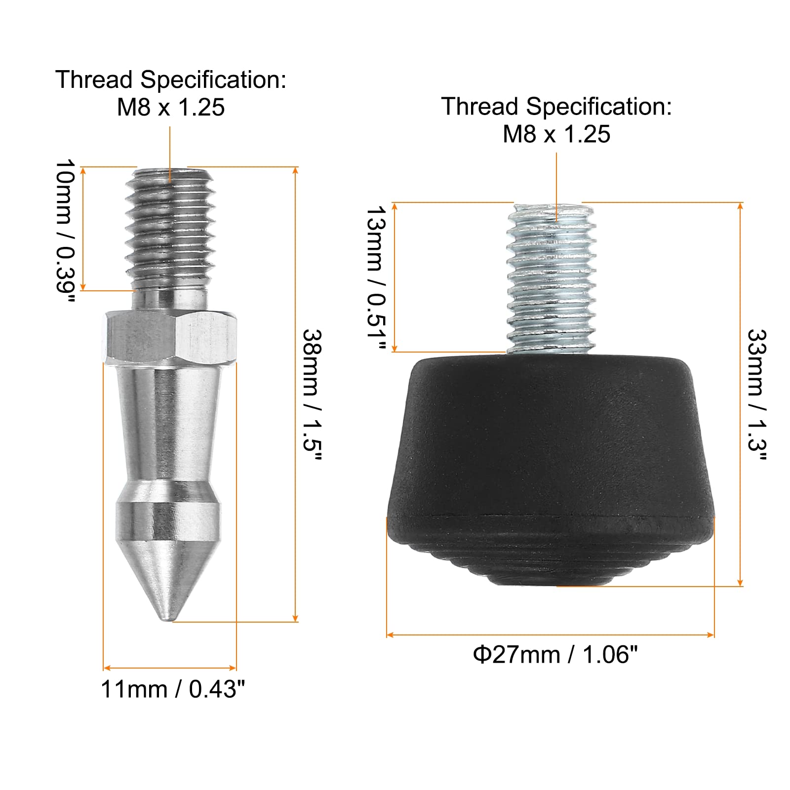 EJ.life Plaque De Monopode TH-650DV 1/4 Pouces Vis De Montage Trépied